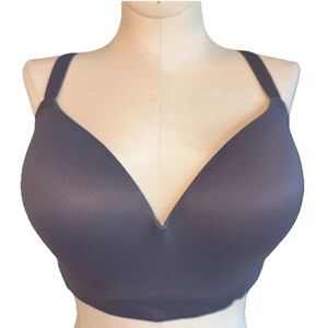 Soma Gray Enbliss Wireless Full Coverage T-Shirt Bra Lightly Lined Size 38C